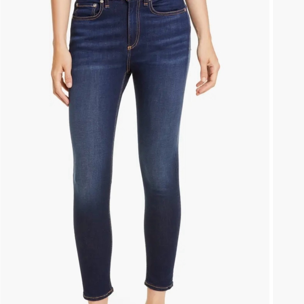 Rag & Bone High Rise Classic Blue Women's Jeans